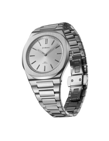 Orologio D1 Milano - Ultra Thin Groovy Silver Solo Tempo 39mm Argento - 0 2