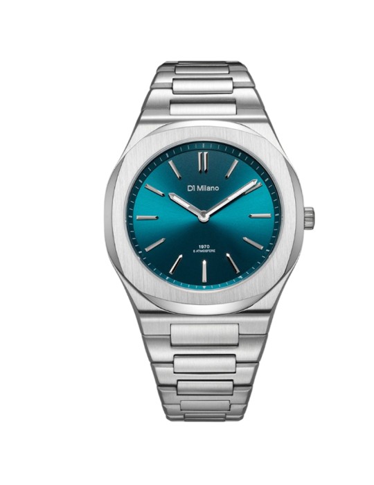 Orologio D1 Milano - Ultra Thin Groovy Green Solo Tempo 39mm Verde - 0