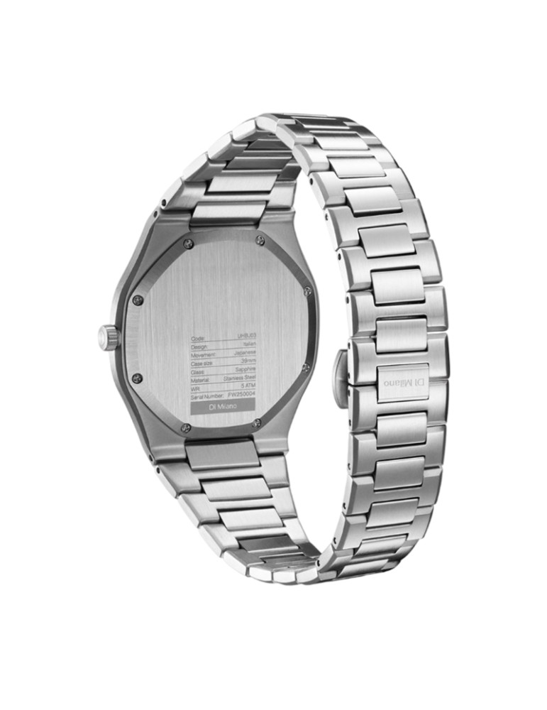 Orologio D1 Milano - Ultra Thin Groovy Green Solo Tempo 39mm Verde - 0