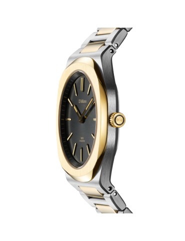 D1 Milano Watch - Ultra Thin Tone Mellow 34mm Goldsilver - 0 2
