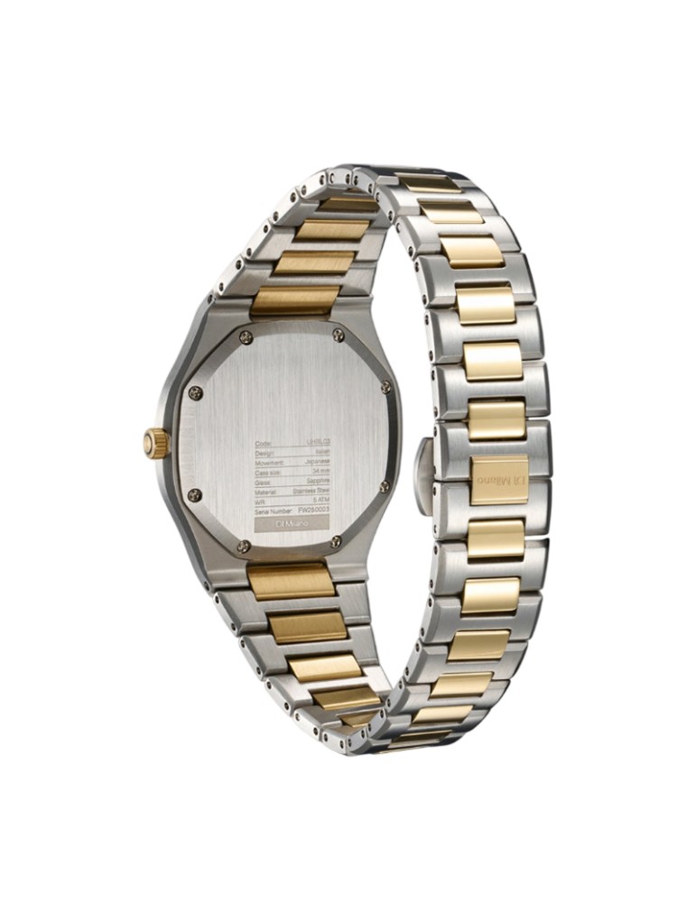 Orologio D1 Milano - Ultra Thin Tone Mellow 34mm Goldsilver - 0