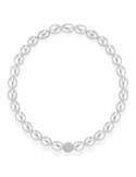 Bracciale Lelune - Perle 4,5 - 5mm - Oro Bianco 18kt - LLBRE01.50.RS