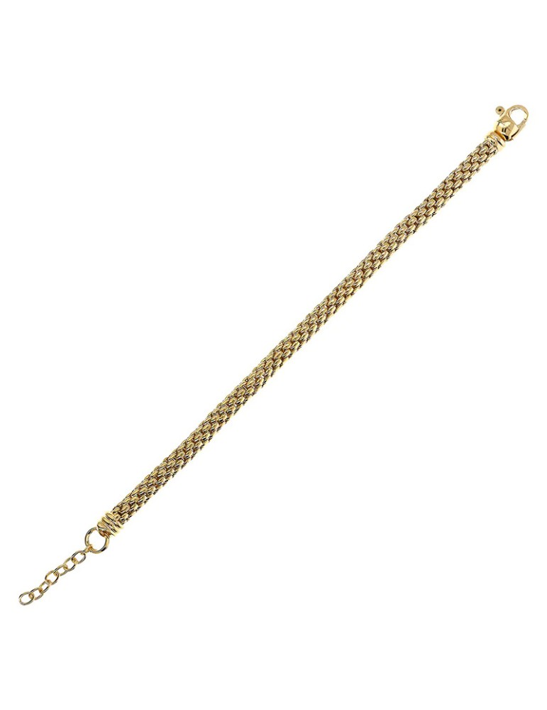 Bronzallure Bracelet - Purezza - Gold -Maxi Popcorn Chain-WSBZ02395Y.YG