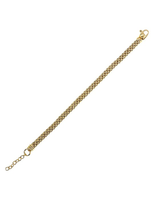 Bronzallure Bracelet - Purezza - Gold -Maxi Popcorn Chain-WSBZ02395Y.YG