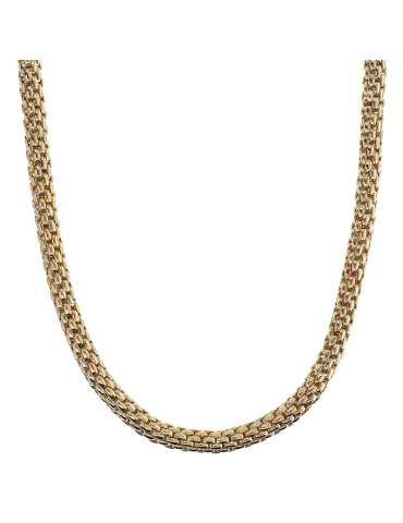 Bronzallure Necklace - Rose Gold - Maxi Popcorn Chain - WSBZ02396Y.YG