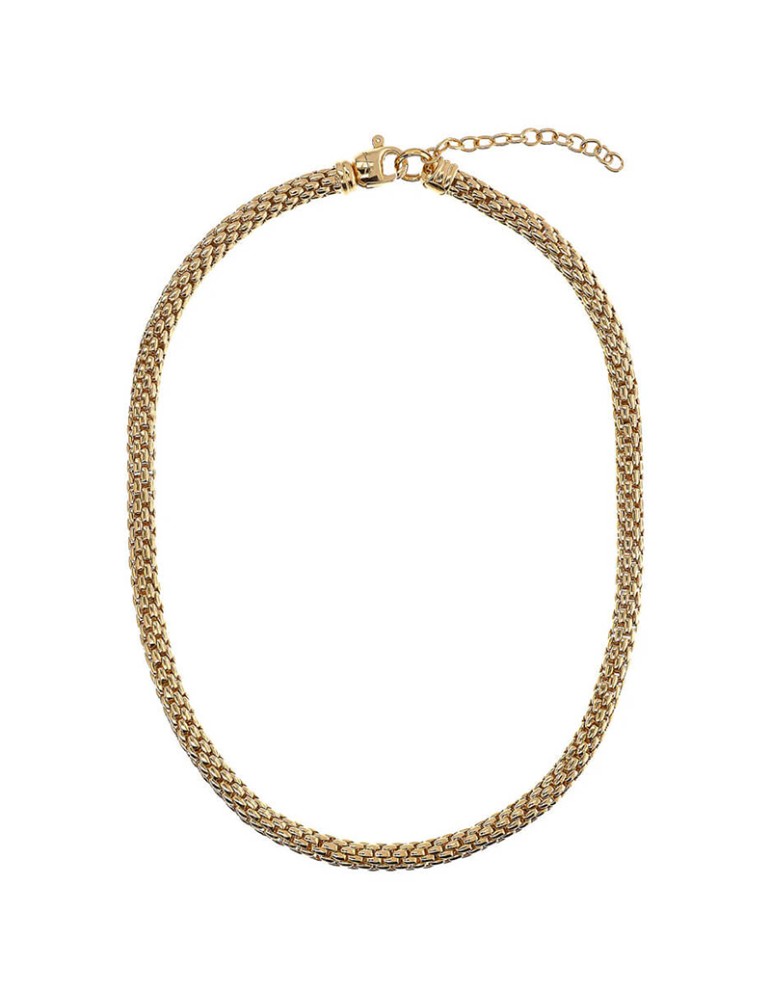 Bronzallure Necklace - Rose Gold - Maxi Popcorn Chain - WSBZ02396Y.YG
