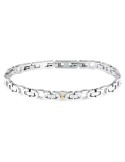 Bracciale Maserati - Iconic - Acciaio 316L - Tridente Gold - JM425AVD9