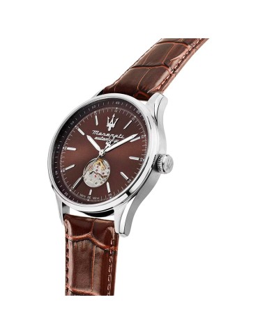 Maserati Watch - Overtaking-Automatic-Brown Leather-42mm-R8821124002 2