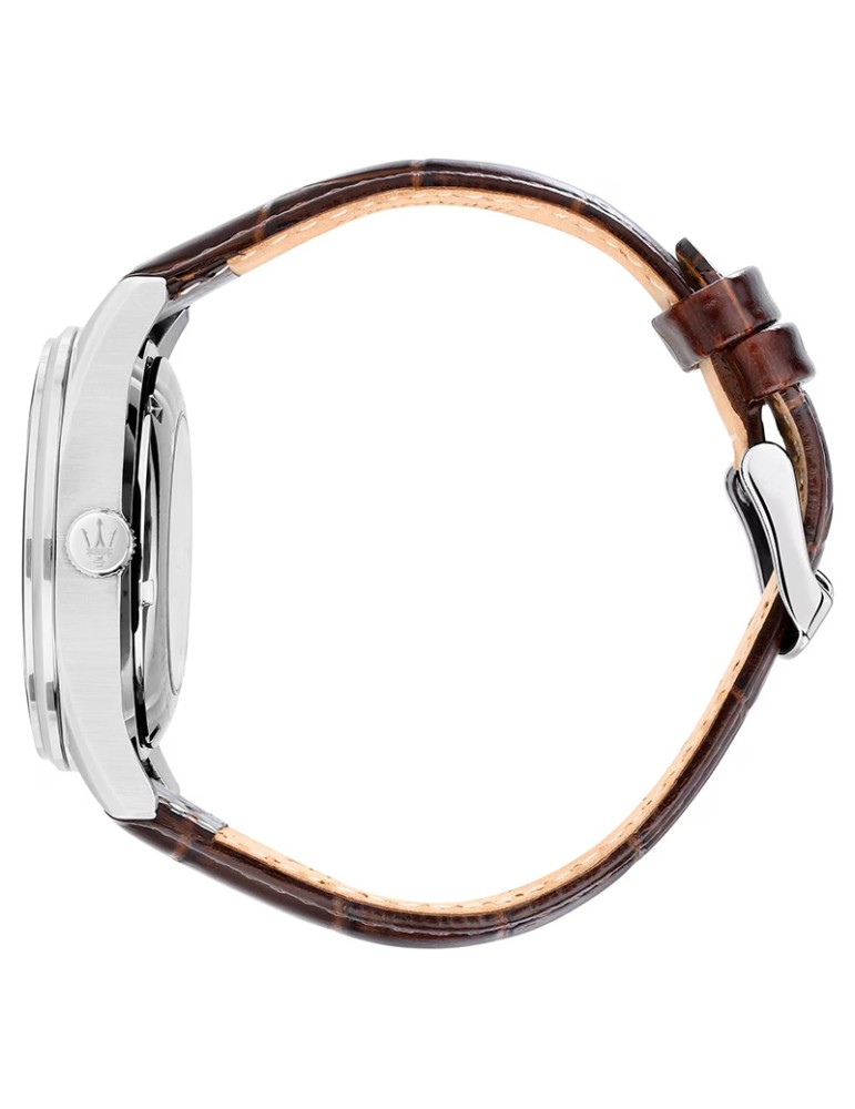 Maserati Watch - Overtaking-Automatic-Brown Leather-42mm-R8821124002