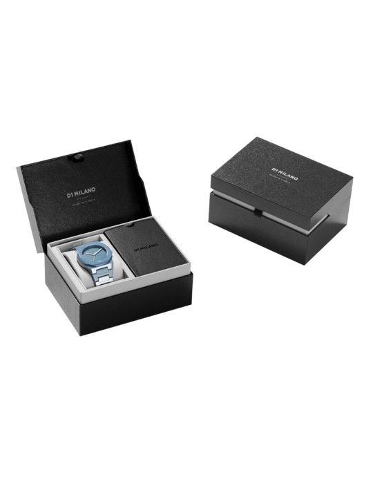 D1 Milano Watch - Pure Indigo Ceramic Quartz 37mm Light Blue - 0