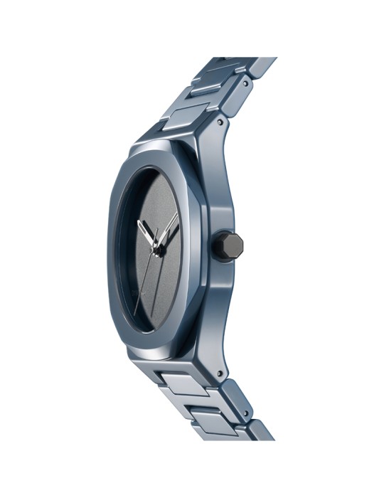 D1 Milano Watch - Pure Indigo Ceramic Quartz 37mm Light Blue - 0