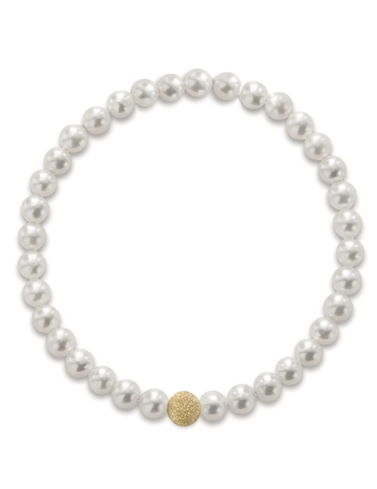 Bracciale Lelune-Perle 4,5 - 5mm-Sfera in Oro Giallo 18kt-LLBRE01.50-Y