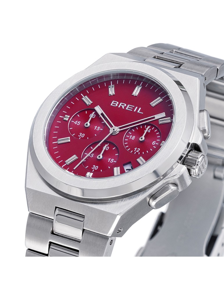 Breil Watch - Apex - Chronograph - Silver - 40mm - Amaranth - TW2112