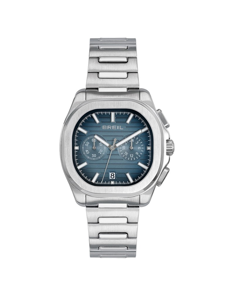 Breil Watch - Chronograph - Silver - 40,5mm - Petrol Green -TW2130
