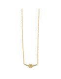 Collana Salvatore Plata-Argento 925% Dorato-Ciondolo e Cristalli-272C0051