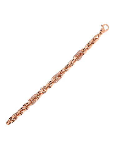 Bracciale Bronzallure - Maglia Geometrica -Cubic Zirconia-WSBZ02405.WR 2
