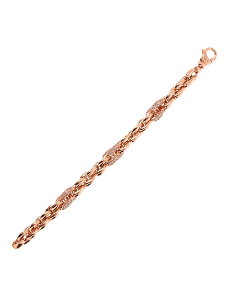 Bracciale Bronzallure - Maglia Geometrica -Cubic Zirconia-WSBZ02405.WR
