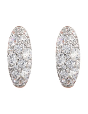 Orecchini Bronzallure - Ovali - Rose Gold -Cubic Zirconia-WSBZ02461.WR