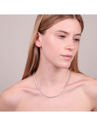 Collana Bronzallure - Tennis -White-Cubic Zirconia-WSBZ02486.WR-40 2