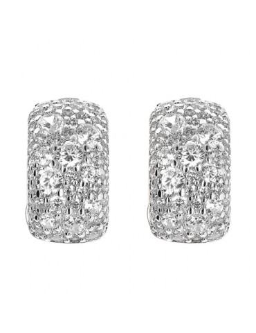 Orecchini Bronzallure-a Cerchio-Bianchi-Cubic Zirconia-WSBZ02371W.WHI-CZ
