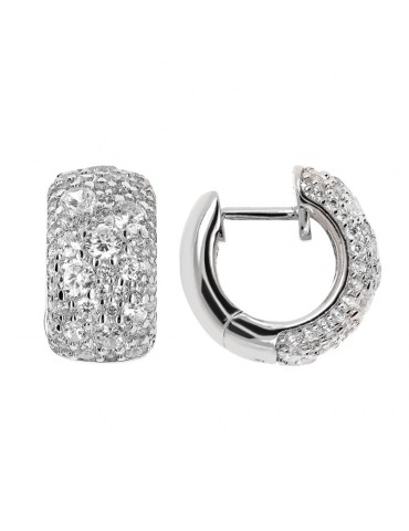 Orecchini Bronzallure-a Cerchio-Bianchi-Cubic Zirconia-WSBZ02371W.WHI-CZ 2