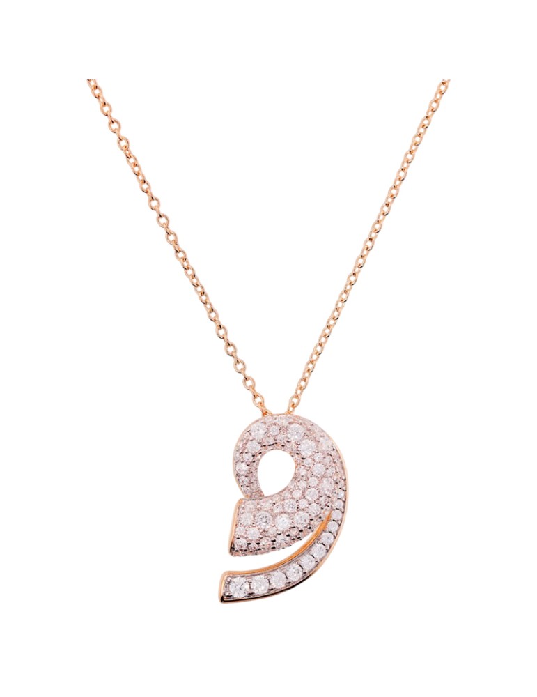 Collana Bronzallure - Rose Gold - Spirale -Cubic Zirconia-WSBZ02489.WR