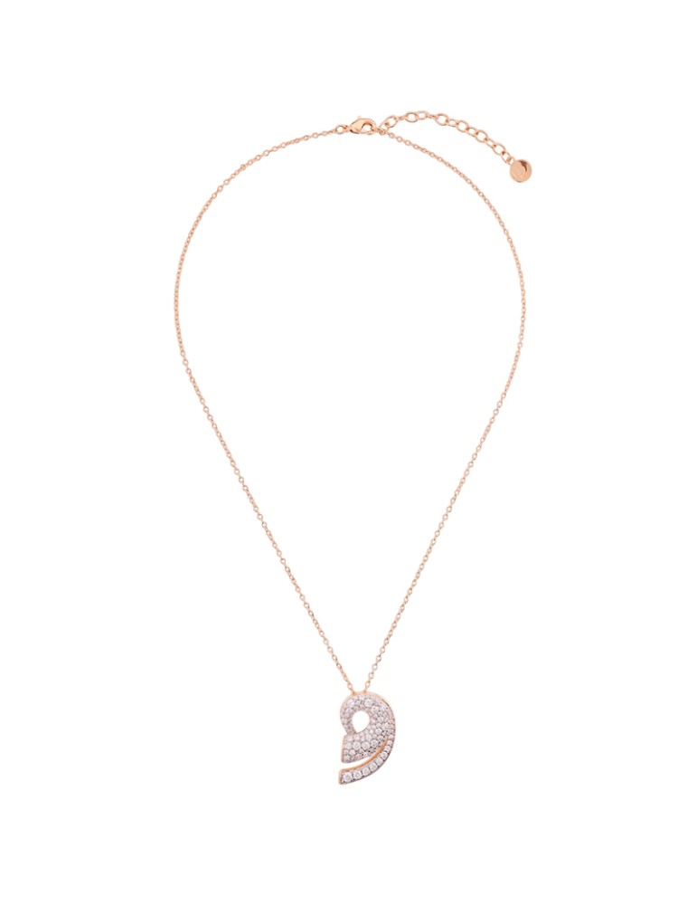 Collana Bronzallure - Rose Gold - Spirale -Cubic Zirconia-WSBZ02489.WR