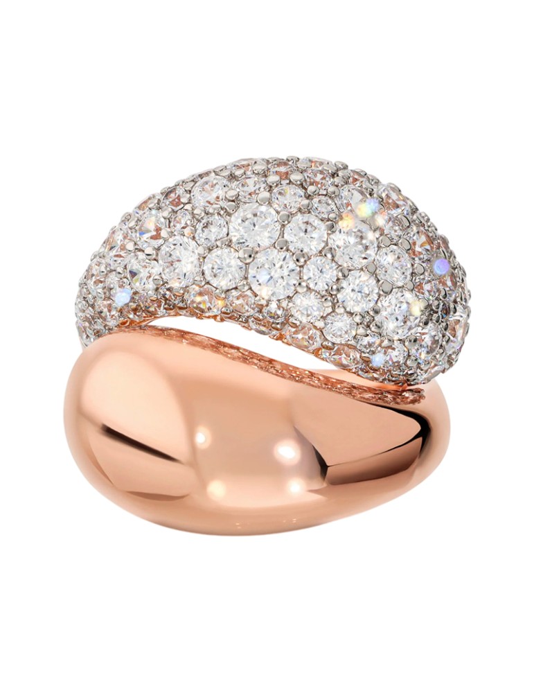Bronzallure ring -Contrariè-Cubic Zirconia-Size 14-WSBZ02505.WR-14