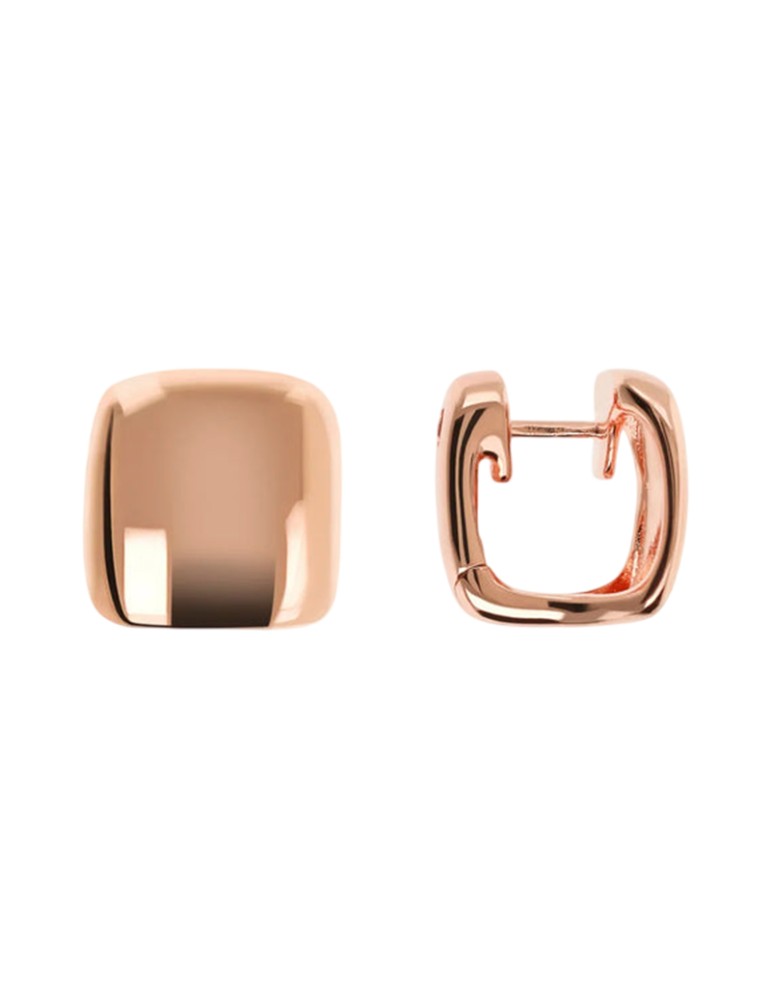 Orecchini Bronzallure - Purezza -Rose Gold-Quadrati Lucidi-WSBZ02453.R