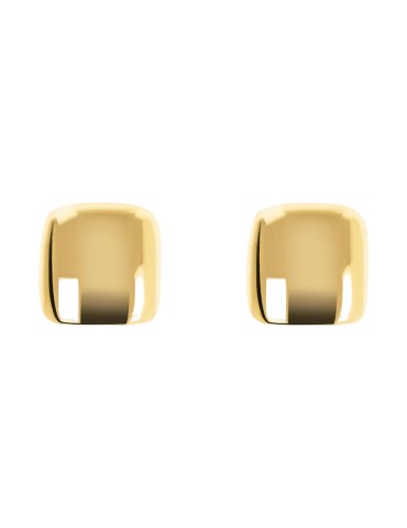 Bronzallure Earrings - Purity - Gold - Shiny Squares-WSBZ02453Y.YG