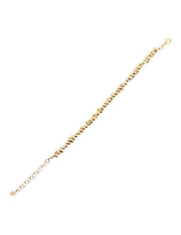 Bronzallure Bracelet -Polished-Gold-with Braided Rings-WSBZ02501Y.YG 2