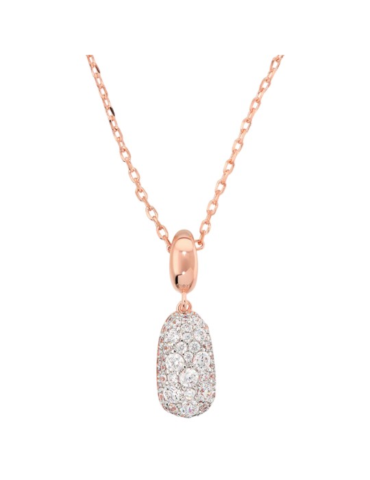 Collana Bronzallure-Rosè-Pepita e Ciondolo-Cubic Zirconia-WSBZ02510.WR