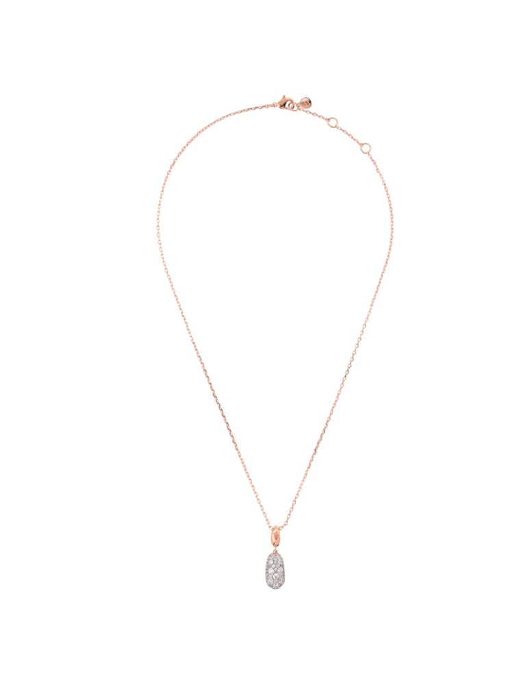 Collana Bronzallure-Rosè-Pepita e Ciondolo-Cubic Zirconia-WSBZ02510.WR
