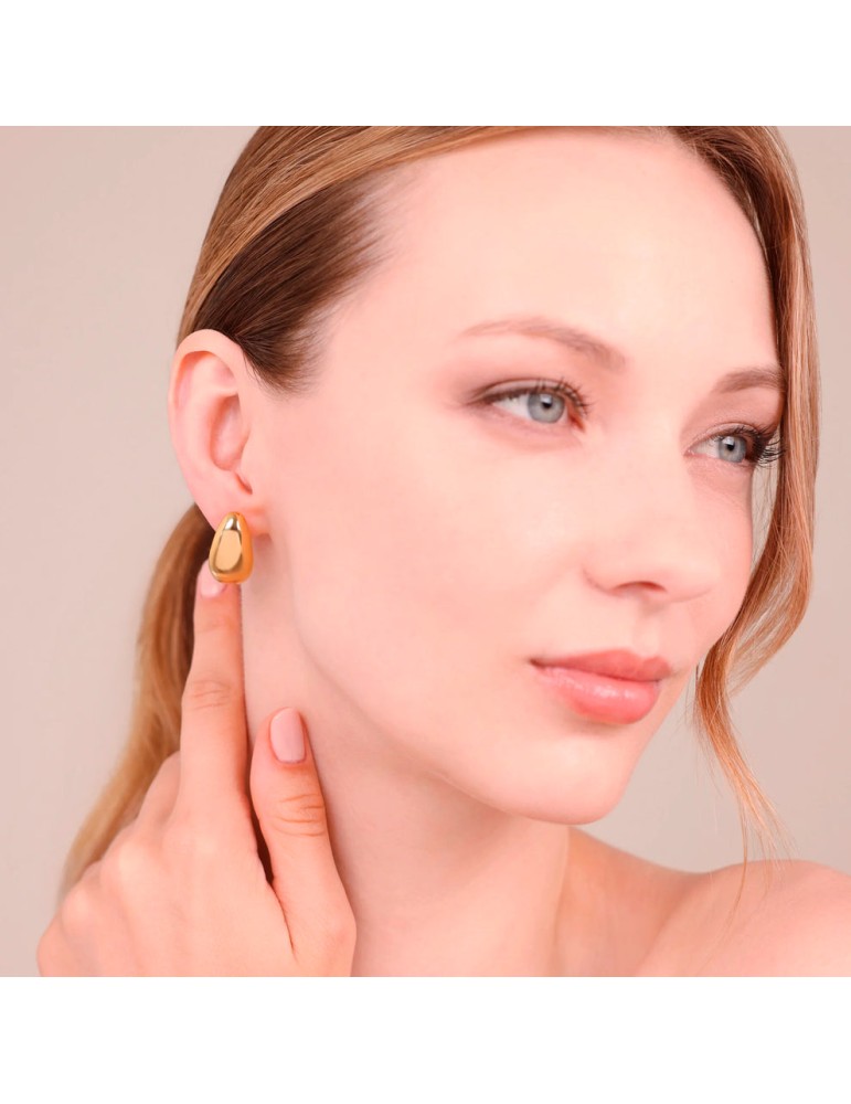 Orecchini Bronzallure - Gold - a Cerchio-Design a Goccia-WSBZ02512Y.YG