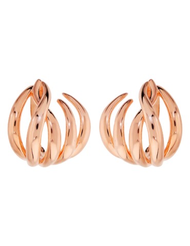 Orecchini Bronzallure - Rose Gold - Design Intrecciato - WSBZ02533.R