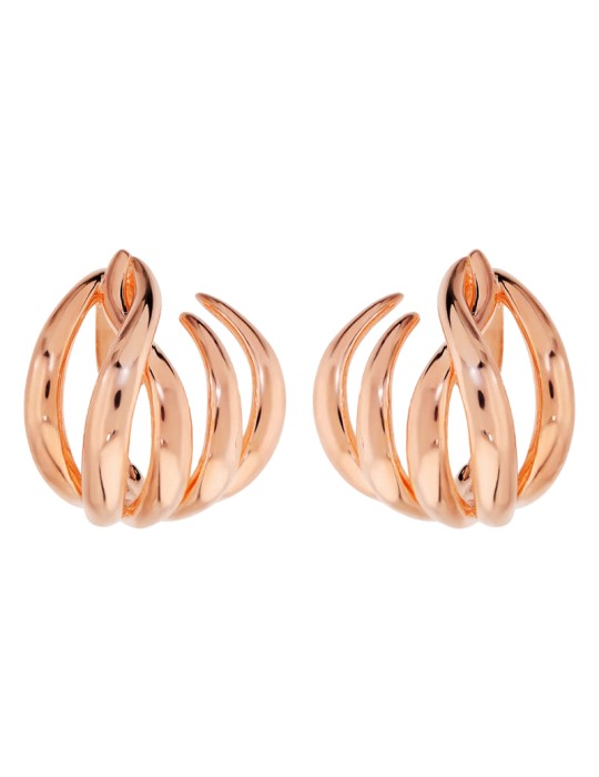 Orecchini Bronzallure - Rose Gold - Design Intrecciato - WSBZ02533.R