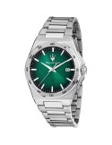Orologio Maserati - Tempo e Data - Silver - 40mm - Verde - R8853153003