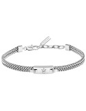 Bracciale Maserati - Maglia a Spiga - Tridente Centrale - JM425AVD104