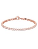 Bronzallure Bracelet - Rose Gold - White Crystals-WSBZ00576.WR.170