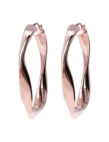 Orecchini Bronzallure - Rose Gold - a Cerchio - Ritorti - WSBZ00994.R