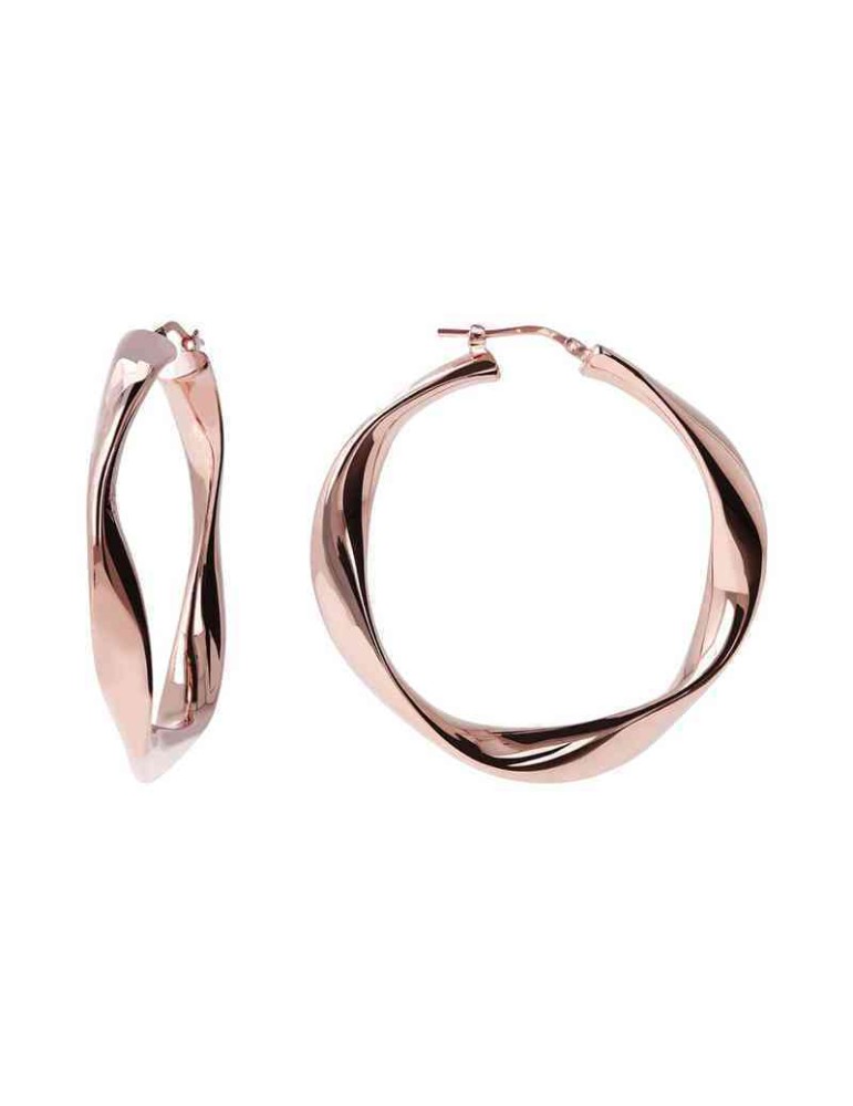 Orecchini Bronzallure - Rose Gold - a Cerchio - Ritorti - WSBZ00994.R