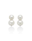 Miluna Miss Italia Earrings in 925% Silver with Pearls - 0