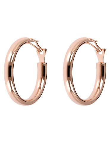 Orecchini Bronzallure - Purezza-Rose Gold-a Cerchio-Spessi-WSBZ00377.B