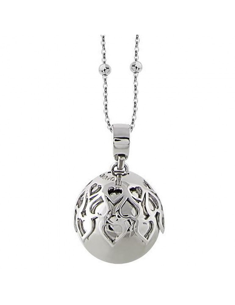 COLLANA BOCCADAMO CON CIONDOLO SONORO E CUORI TROFATI - 0