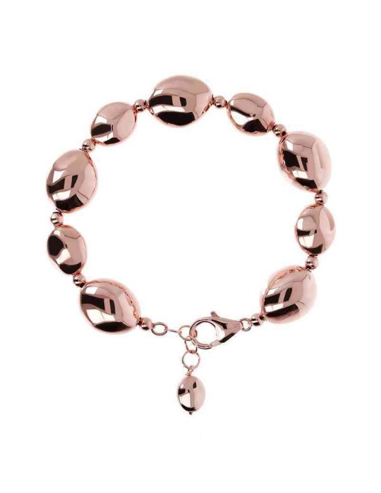 Bronzallure Bracelet - Rose Gold - Clarity - Nuggets - WSBZ01130.R