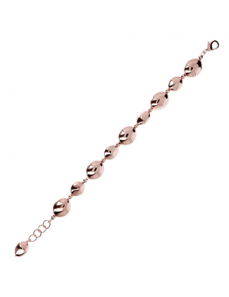 Bronzallure Bracelet - Rose Gold - Clarity - Nuggets - WSBZ01130.R