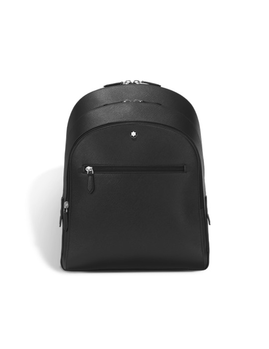 Montblanc Meisterstück Medium Backpack with 3 Compartments - Black - 0