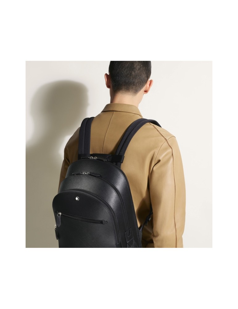 Zaino Montblanc - Meisterstück Medio Con 3 Compartimenti - Nero - 0