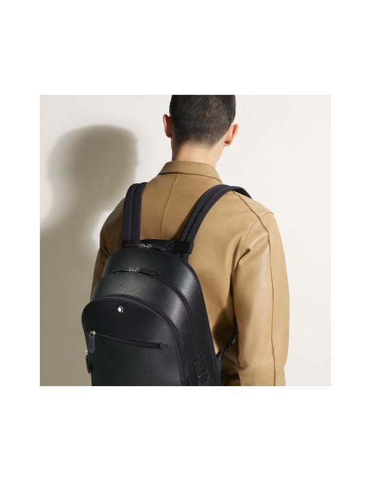 Zaino Montblanc - Meisterstück Medio Con 3 Compartimenti - Nero - 0