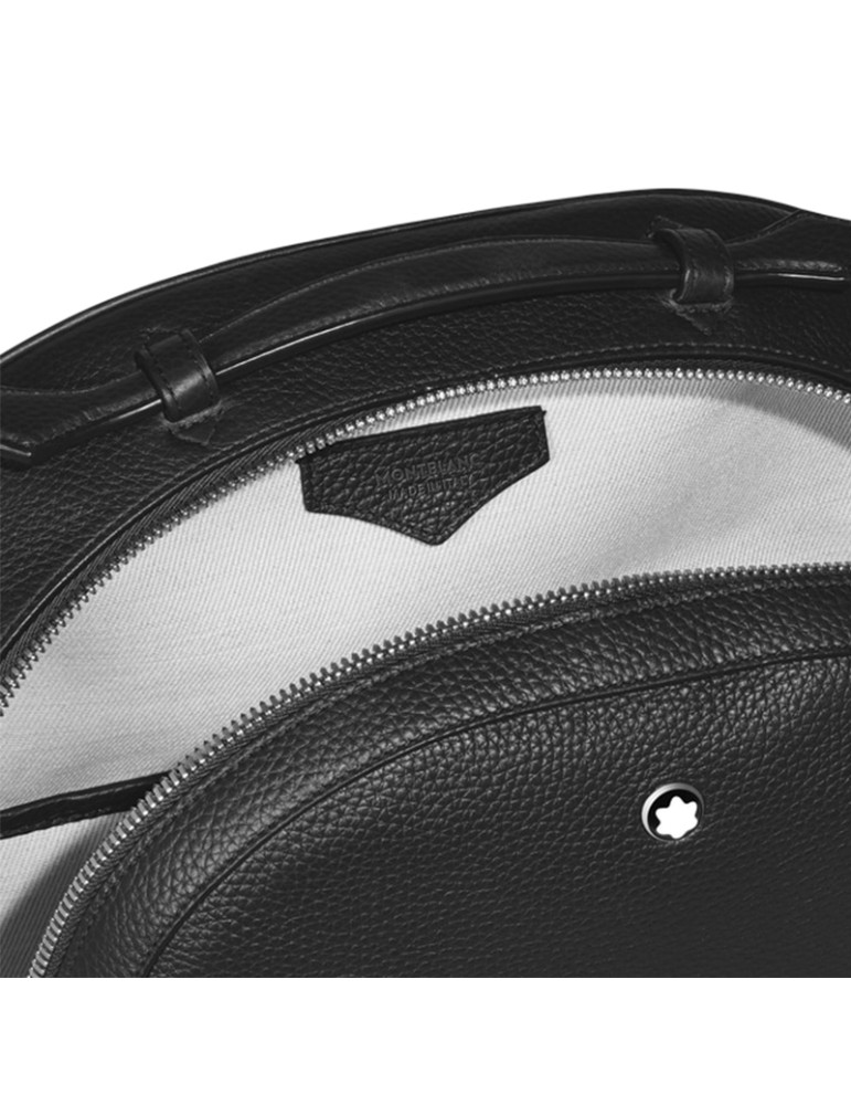 Zaino Montblanc - Companion in Pelle Nero - Porta Pc - 0